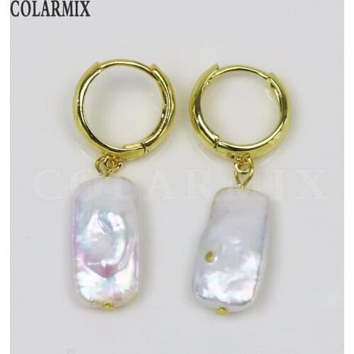 3Pairs Natural Pearls earrings Mix color Freshwater earrings lovely jewelry earrings fashion Jewelry Gift