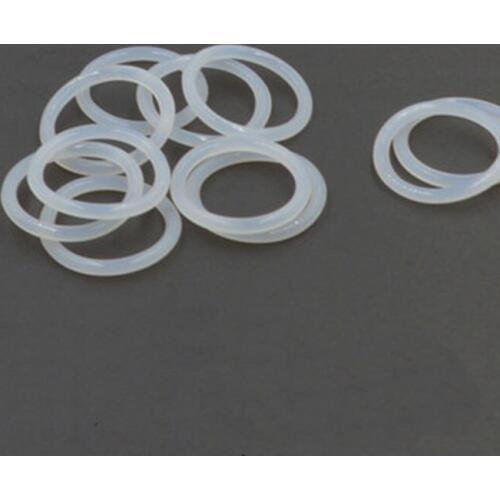 3pcs 3.5mm wire diameter white silicone O-ring outer waterproof insulation rubber band 160mm-205mm outer diameter