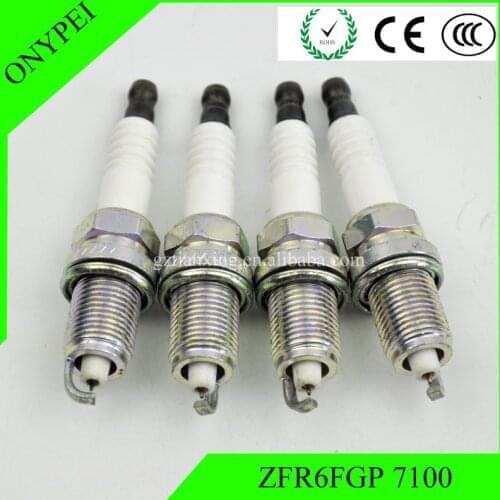 4-6pcs/lot ZFR6FGP-7100 iridium car candle spark plugs For mazda 626 M 626 ZFR6FGP 7100