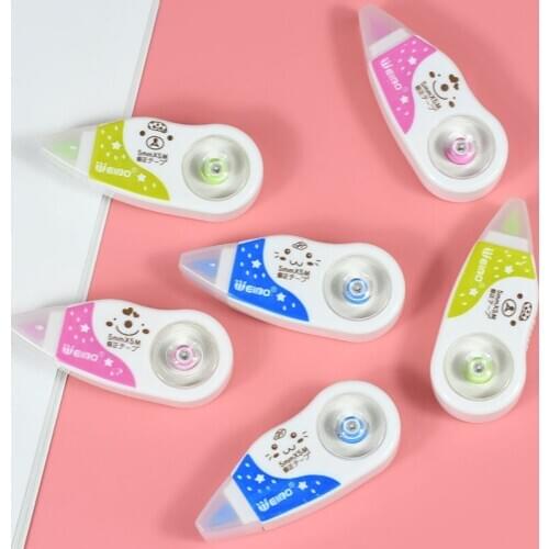A12 Mini White Out Correction Tape 6Pcs/Bag School Stationery Office Supply Student Stationery Office Accessoeis