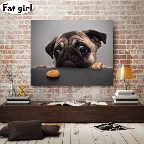 Diamond Painting 5D Diy Diamond Embroidery Pug Shar Pei Handmade Hobby Square Round Cross Stitch Mosaic Home Decor Painting