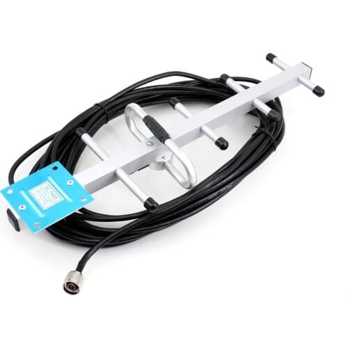 GSM Yagi 900MHz antenna external outdoor antenna 850MHz Outside Directional Antenna with N male 10m Cable for GSM CDMA Repeater