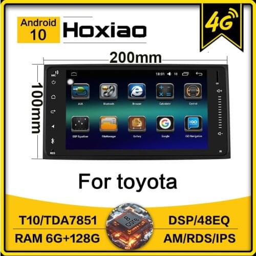 2 din Car Android 8.1 Gps Radio Player For Toyota Camry Viso Corolla Wish Altis Nissan Size 200*100 AUTO Gps Android car player