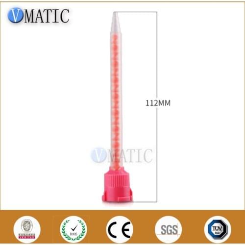 Free Shipping 10 Pcs Resin Static Mixer Round MB5.4-16S(10:1) Mixing Nozzles For 10:1 Caulking Gun