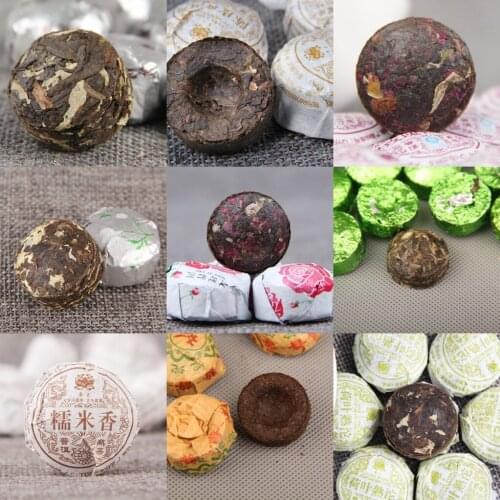 10 Different Flavors Slimming Tea Chinese Herbal Flower Puer Tea High Quality Gifts Each tea Three Bags