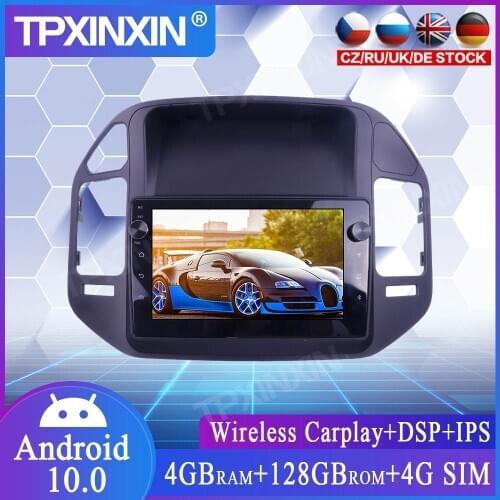 For Mitsubishi Pajero V73V68 2008+ Android 128G Wireless Carplay Car Multimedia Stereo Player Headunit Audio Radio GPS Navigtion