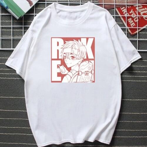 Hot Sale Anime Sk8 The Infinity TShirt Men Kawaii Manga Skateboard Boys Graphic T Shirts Cartoon Reki Langa Harajuku Streetwear