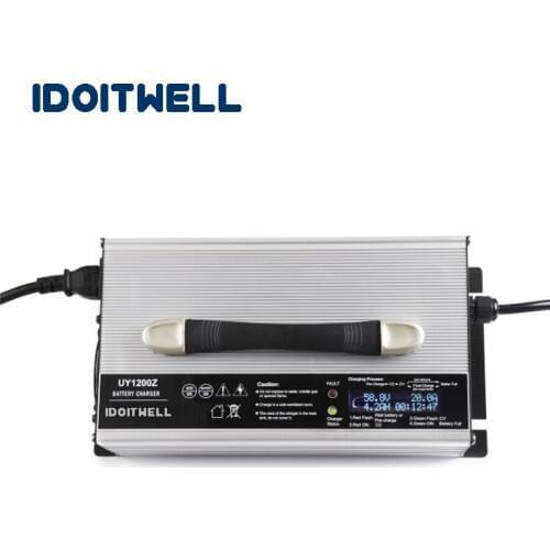 Customized 12V 50A automatic battery charger Overcharge protection smart battery charger 12 volt 50A power battery charger