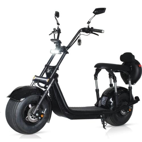 【K1-039】Electric Scooter Citycoco Two-Wheeled Electric Scooter Big Wheel 60V Electric Scooter With Seat Can Travel80KM