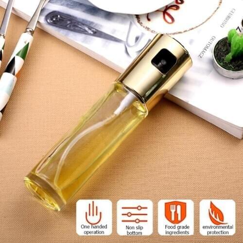 Kitchen Cruet Olive Oil Vinegar Sprayer Oil Spray Bottle Oil Pot Liquid Spray Bottle Convenient Cooking Seasoning Supplies