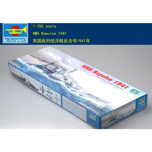 Trumpeter 05312 1/350 British Battle Cruiser Repulse 1941 Warship Model Kit TH05398-SMT6