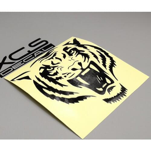 XGS DECAL Car decals animals roaring howling tiger ii 12 x 12 cm car motorcycle truck ebike waterproof vinyl stickers