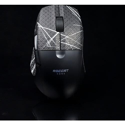 BTL DIY Handmade Non Slip Suck Sweat Mouse Lizard Skin Sticker Grips Skates For ROCCAT Kone Pro Air Without Mouse Customized
