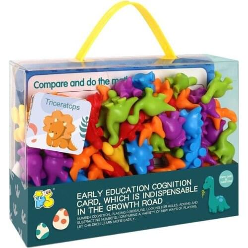 Children Rainbow Counting Toy Soft Glue Animal Matching Cognitive Game Montessori Learning Math Set Educational Gift Toy