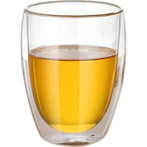 Original Export Double Wall Glasses Bodum Design Wedding Coffee Glass Flower Receptacle Heat-resisting Milk Cup 350ml Verre Copo