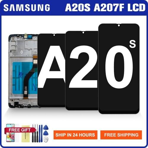 Original Screen For Samsung Galaxy A20s LCD Display Screen Digitizer Assembly Parts For Samsung A20S A207 A2070 SM-A207F LCD