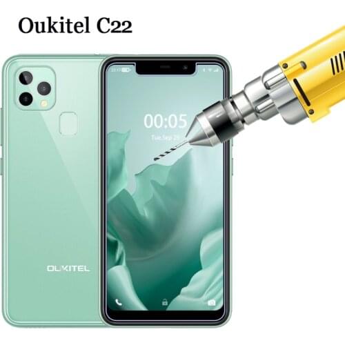 Oukitel C22 Explosion Proof Tempered Glass For Oukitel C22 Cover Screen Waterproof Scratch Resistant Protective Film Glass 5.86"
