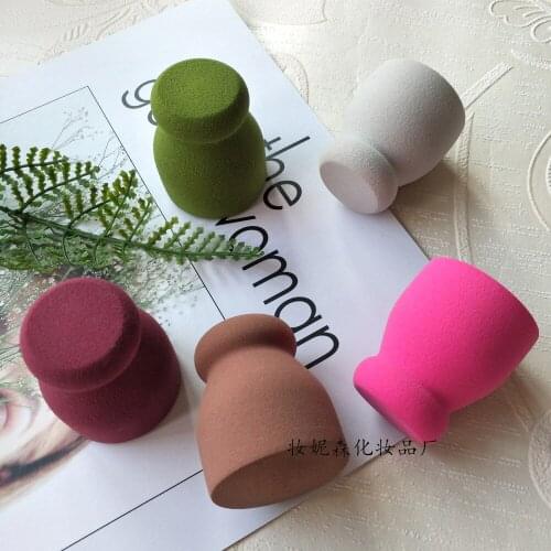 Seal air cushion puff small jar non-latex soaked water large three-dimensional beauty egg makeup egg sponge makeup tool