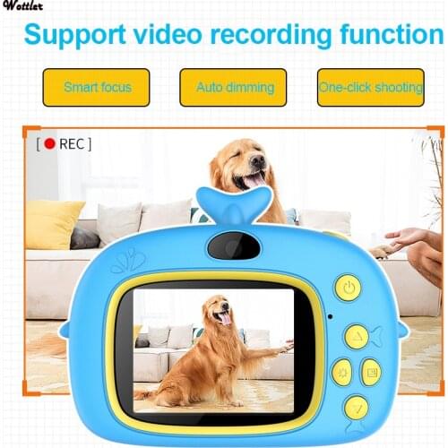 Popular Kids Digital Camcorder Child Cartoon Small Toy Camera for Christmas Gift 1080P Kids Digital Camera With Cute Photo Frame