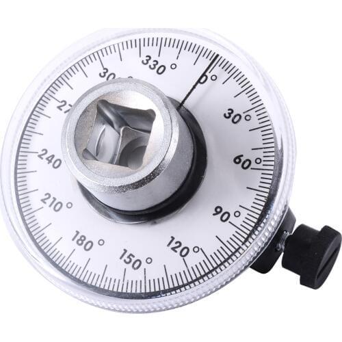 New 1/2'' Male Female Square Drive Torque Angle Adjustable Torque Angle Gauge Wrench Professional Car Auto Garage Tool Set