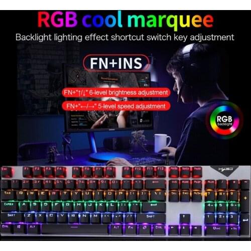 Wired Gaming Keyboard Mouse Combo 104 Keys Led Rainbow Backlit Gaming Keyboard RGB Mouse Ergonomic Keyboard Mouse