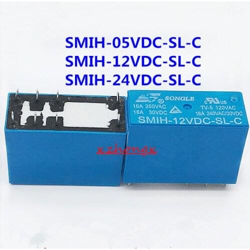 SMIH-12VDC-SL-C SMIH-5VDC-SL-C SMIH-24VDC-SL-C 16A Relay