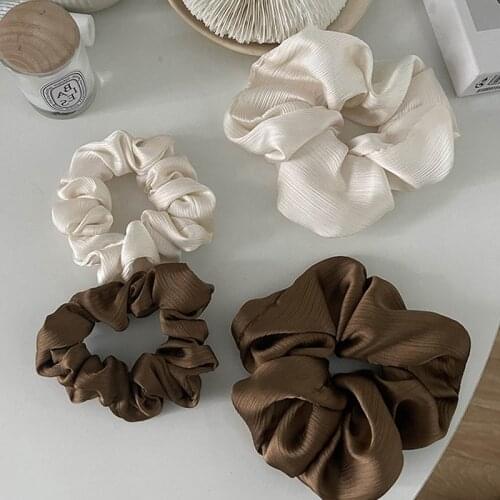 Fashion Elastic Hair Bands Sweet Scrunchies Hair Ties Ponytail Holders Rubber Band Korean Candy Color Hair Rope Hair Accessories