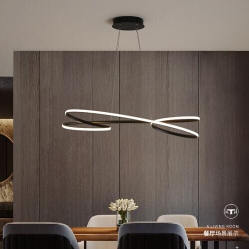 Modern Led pendant lights for dining room kitchen room bar shop black or white color led pendant lamp ZM112402