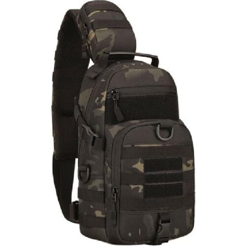 Mens Tactical Bag Military Army Airsoft Sling Shoulder Bag Combat Camping Hiking Hunting Outdoor Waterproof Molle Backpack