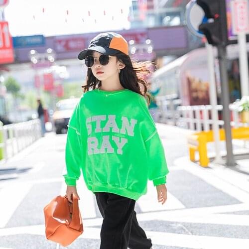 Girls' Hoodies Sweatshirts Babys Kids 2021 Classic Spring Autumn Top Toddler Pullover Beach Overcoat Outdoor Cotton Childrens