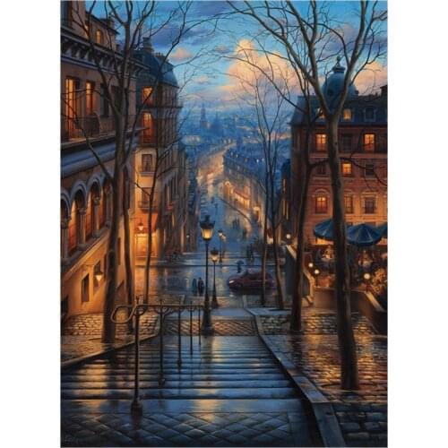 Montmarte Spring 1000 Piece Jigsaw Puzzle beautiful picture jigsaw toys for adults brain Teaser jigsaw Puzzle 1000 pcs toys