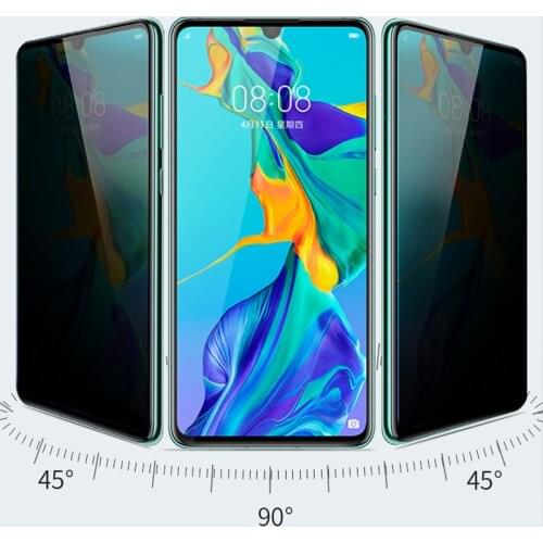 Tempered Glass for Huawei P30 P40 P20 Pro Lite 2019 E 5G Private Screen Protector For Huawei P Smart Pro 2019 Z 2020 2021 S