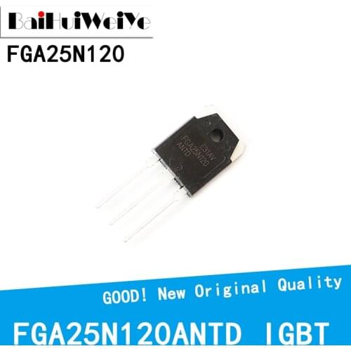 10PCS/Lot FGA25N120ANTD FGA25N120 IGBT NPT TRENCH 1200V 50A TO-3P New Original Good Quality Chipset