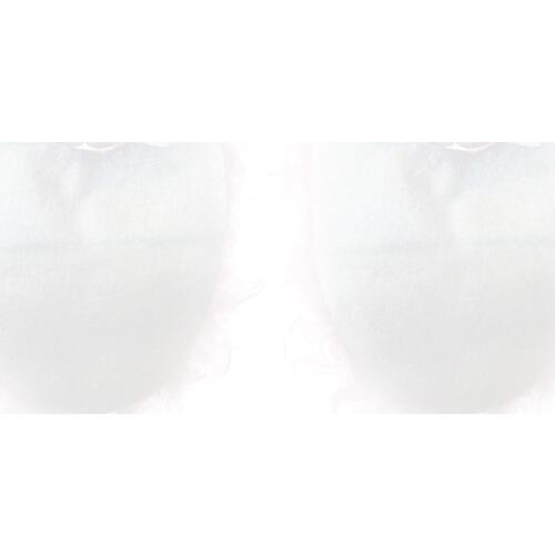2 pcs White Beard Decorative Santa Claus Curly Wig Santa Cosplay Beard Santa Claus Beard for Adult Women Children A30