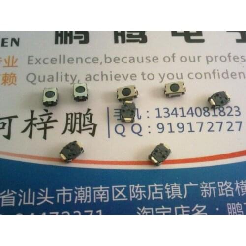 20PCS/lot Touch the patch switch 2 feet square switch key switch micro switch 3*4*1.5 small tortoise