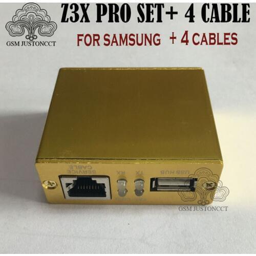 2019 original new z3x pro set activated for samsung and pro with 4 Cable c3300k/P1000/USB/E210 for new updateS7, S6 s5