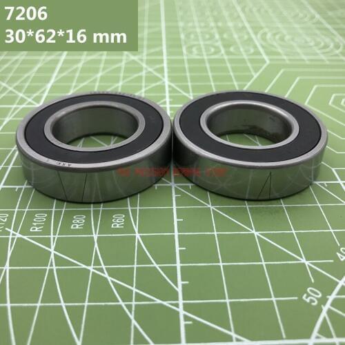 2019 High Quality 1 Pair 7206 7206c-2rz-p4-dta 30*62*16 Mm Sealed Angular Contact Speed Spindle Bearings Cnc Engraving Machine