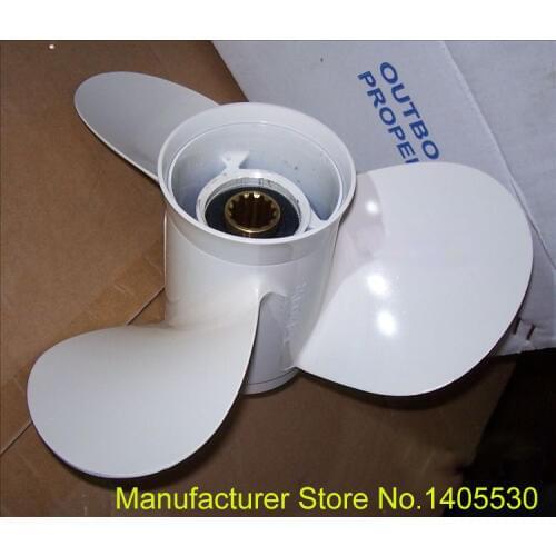 Free shipping aluminum propeller for Yamaha Suzuki Honda Hidea outboard motor 40-55HP 13 inch 11 1/8*13-G