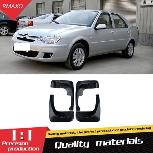 For Citroen Elysee 2008-2013 Mudflaps Splash Guards Front With the color and rear Mud Flap Mudguards Fender Modified special