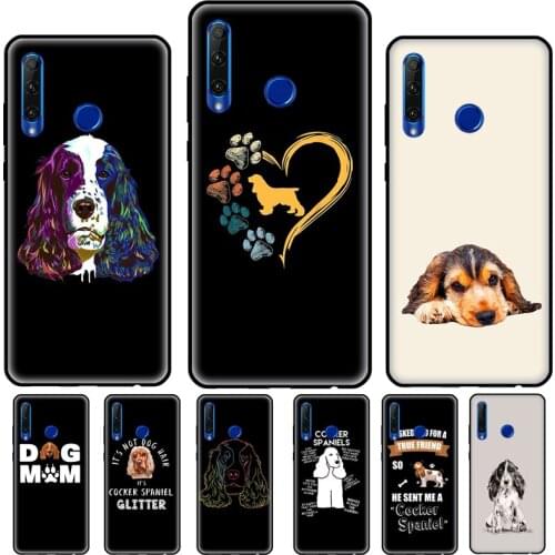Funny Cocker Spaniel Dog For Huawei Honor 10i 10X 8 9 10 Lite 8X 9X 6A 8A 9A 8S 9S 7C 7A 4C 6C 20 Pro Phone Case