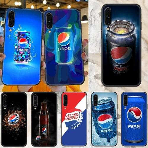Cola Pepsies Phone case For Samsung Galaxy A 3 5 7 8 10 20 21 30 40 50 51 70 71 E S 2016 2018 4G black trend cell cover soft