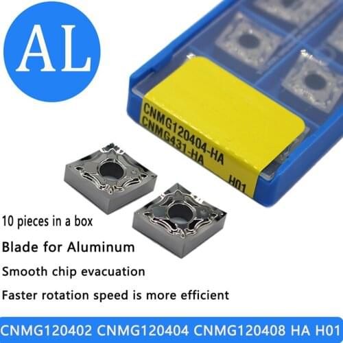 CNMG120408 HA H01 CNMG120402 CNMG120404 100% original Insert Aluminum Alloy Inserts CNC Carbide Insert Lathe Machining Tool
