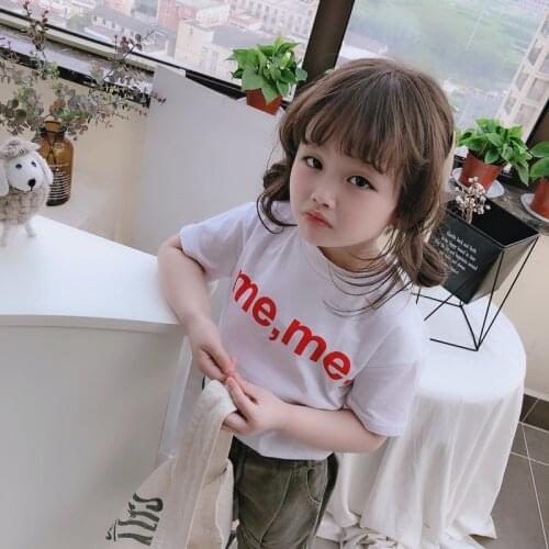 2020 kids clothes girls boys spring autumn short sleeve t-shirt children summer tee