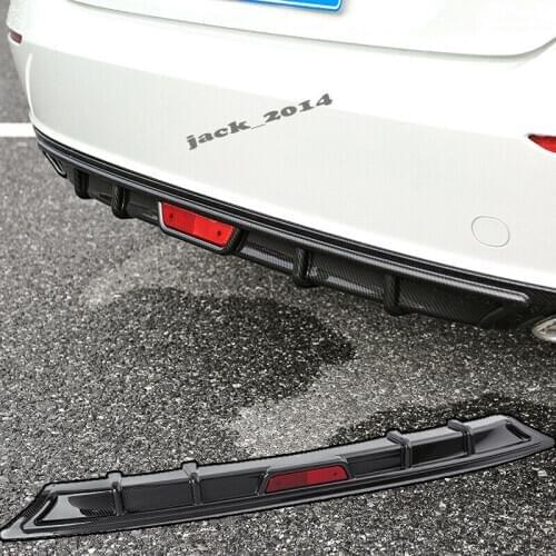 Carbon Fiber Rear Bumper Diffuser Lip Spoiler Wing Fit for Honda Accord 2018
