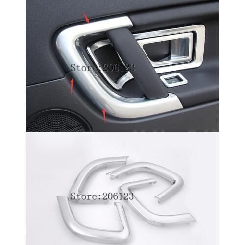 For Land rover Discovery Sport Car-Styling 2015-2017 ABS Matte Chrome Interior Door Handle Trims Car Accessories Auto Parts