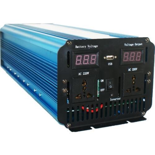 Free shipping Good quality BELTTT DC12V to AC220V 3000W Pure Sine Wave Inverter with charger BET3000S UPS inverter