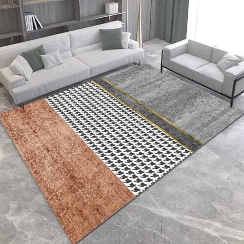 Carpet the living room is covered with household floor mats tea table floor mats bedroom floor mats