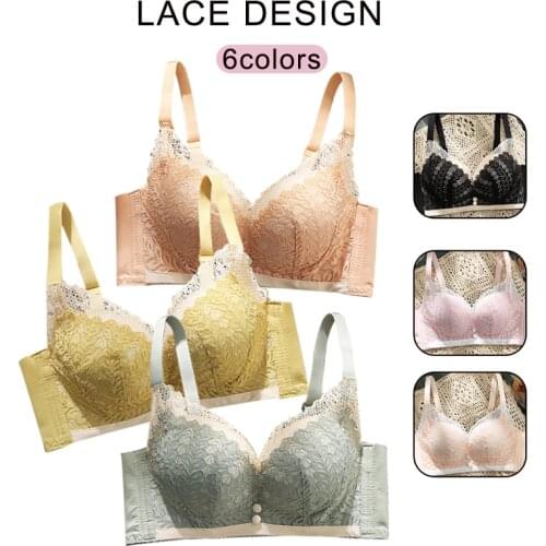 Lace Gathered Bra For Pregnant Women Nursing Bras No Steel Ring Pregnancy Clothing Organic Cotton Girly Underwear