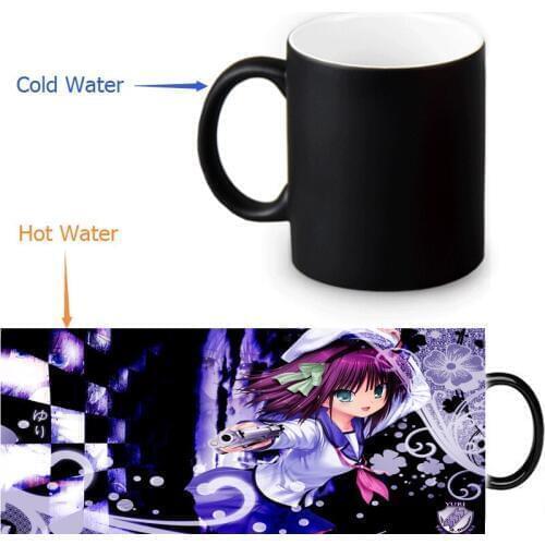 Angel Beats Customize Design Water Coffee Mug Gift Mugs Magic Ceramic Mug 12oz Office Home Cups 3D Printed