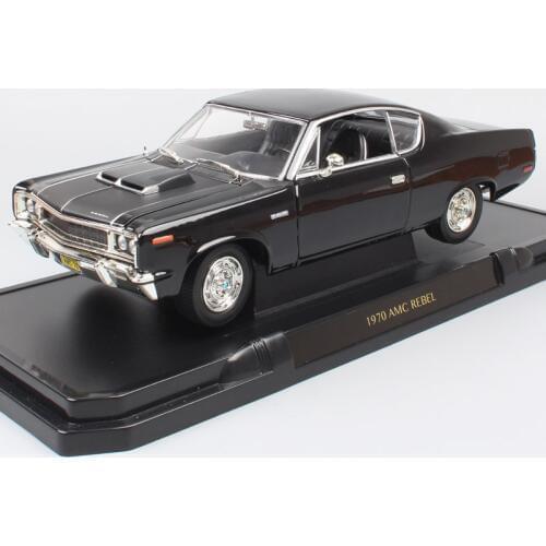 Road Signature 1970 classic Amc Renault Rambler Rebel 1 18 scales metal auto Machine model cars Diecasts & Toy Vehicles for boys